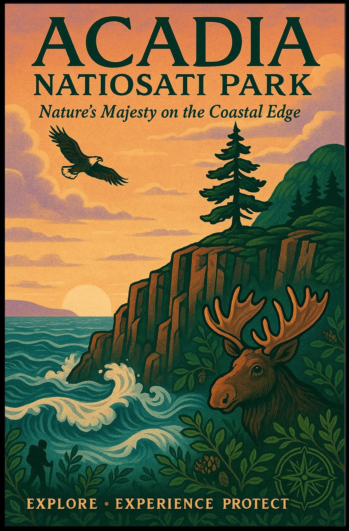 Acadia National Park Poster