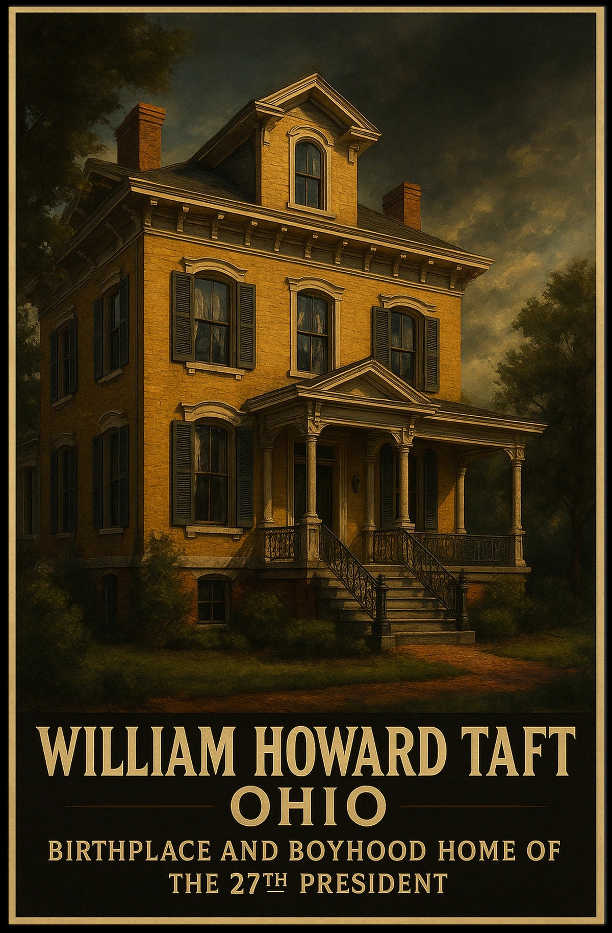 William Howard Taft 27Th President Poster