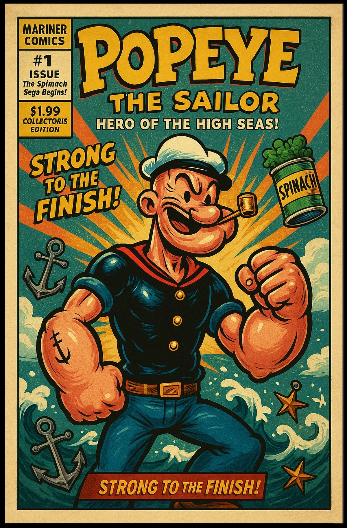 Popeye 1929 Art Poster POP-233