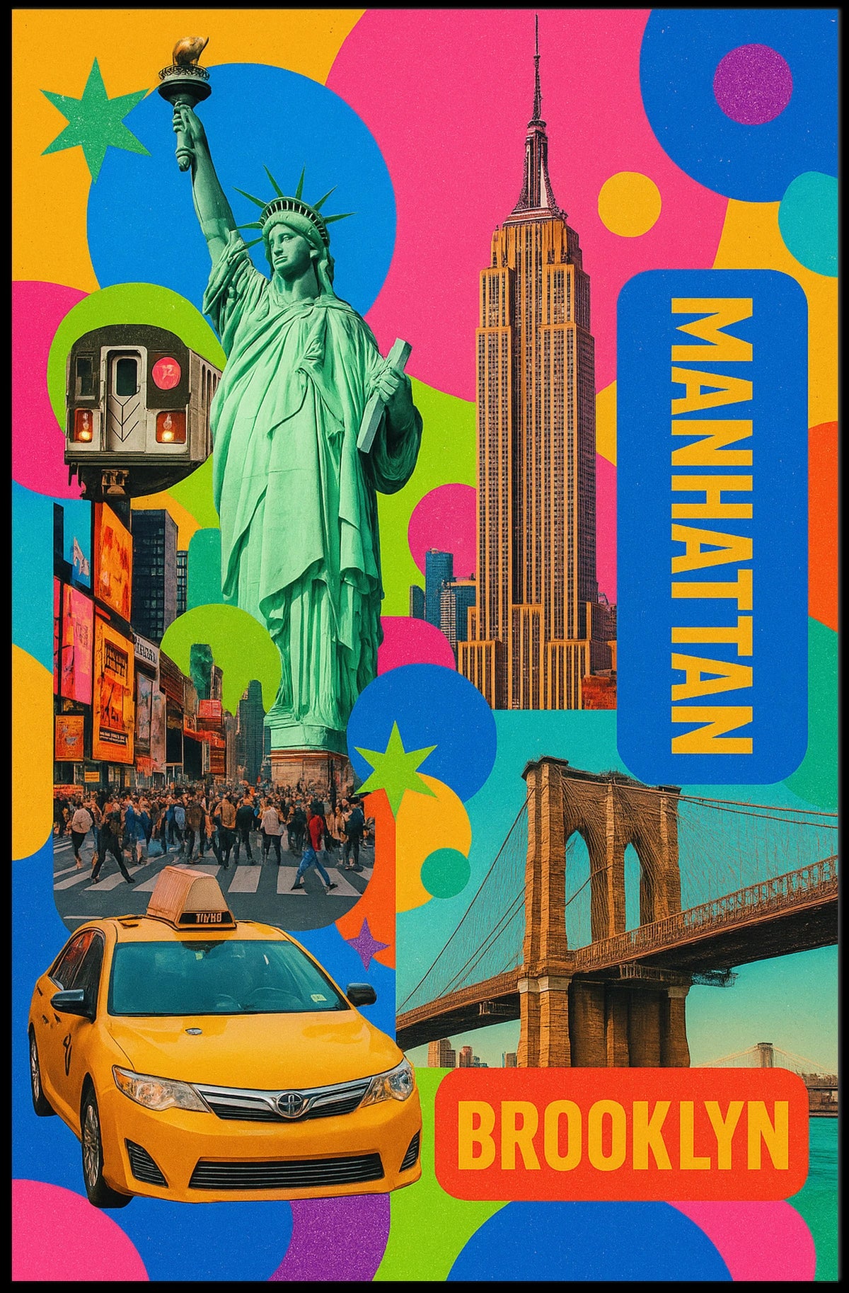 New York City Vibes Poster For Urban Wall Decor Lovers