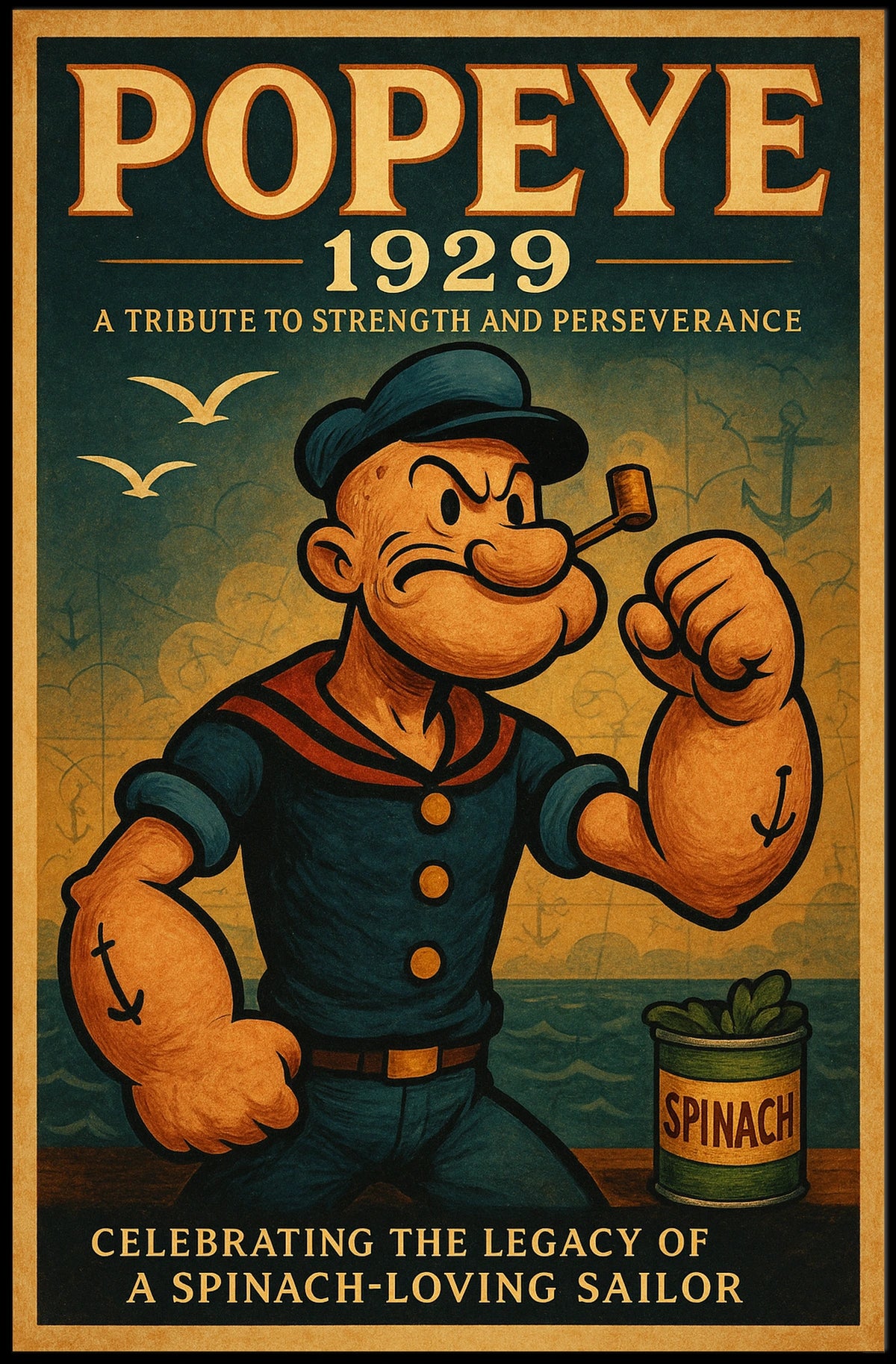 Popeye 1929 Art Poster POP-149