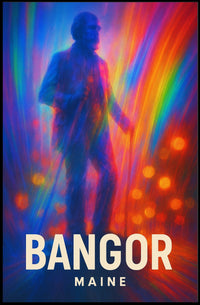 Bangor Maine Vibrant Tribute Wanderlust Poster