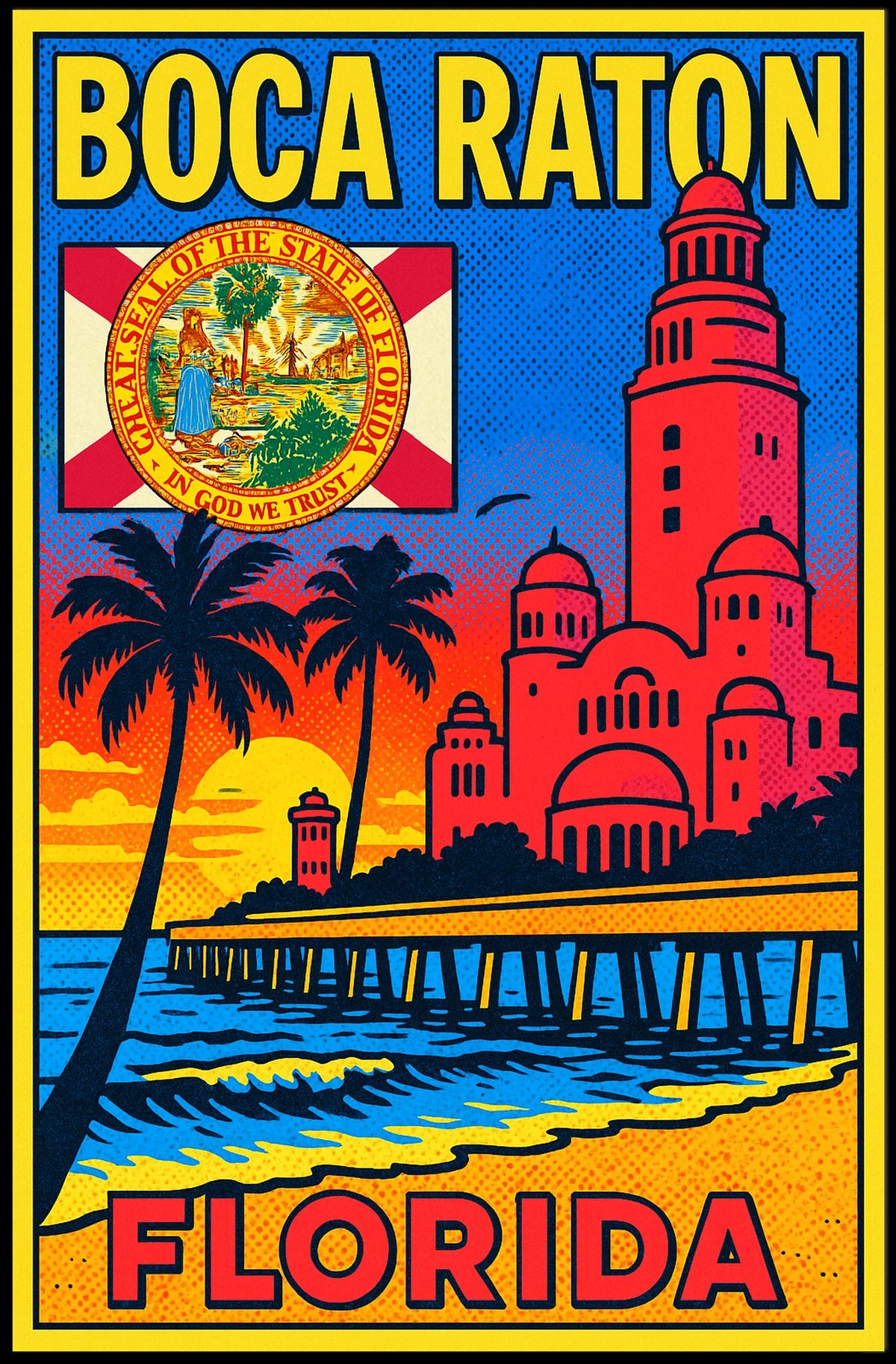 Boca Raton Florida Poster