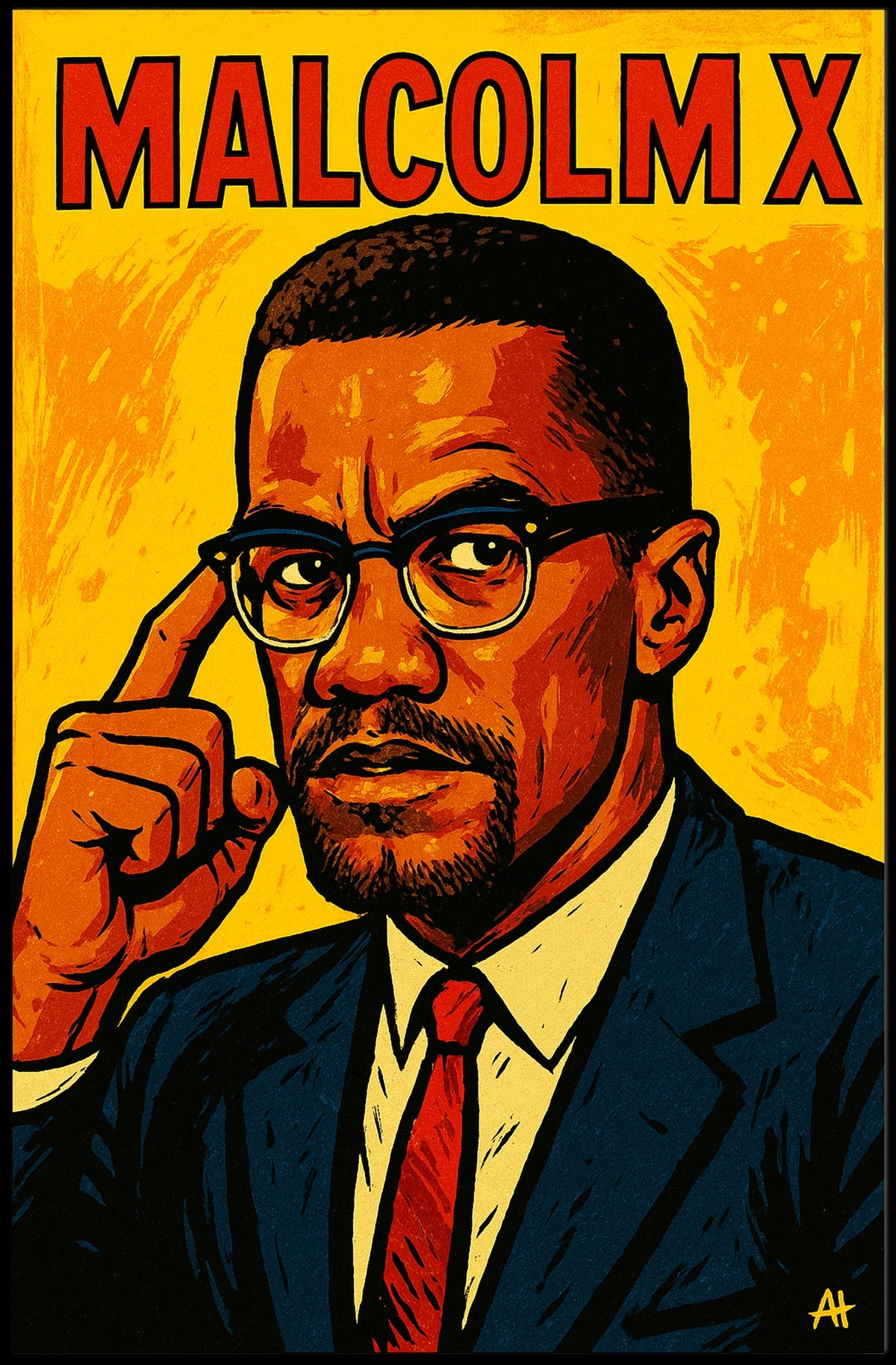 Malcolm X Poster