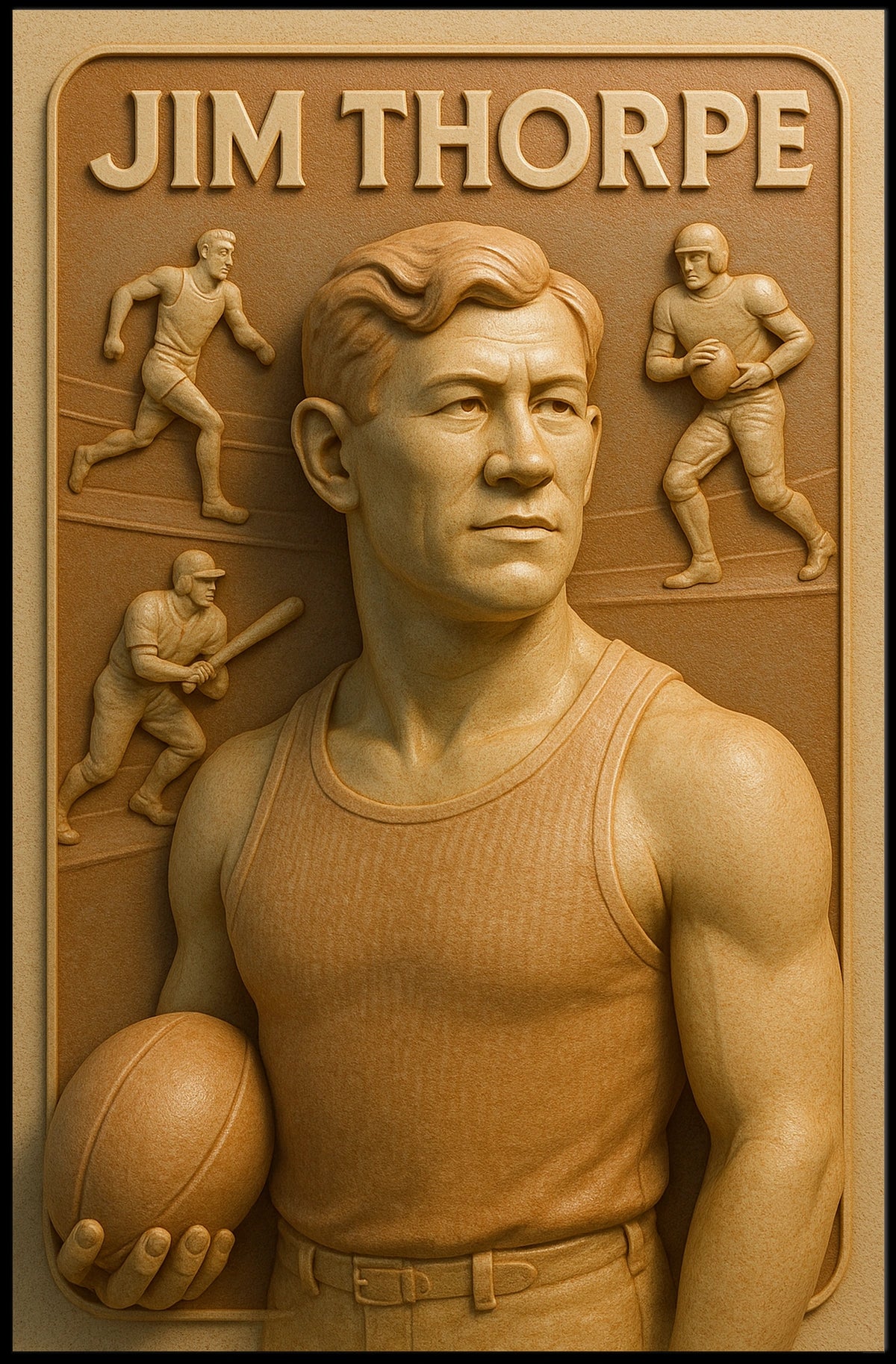 Jim Thorpe Tribute Poster