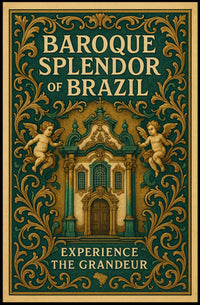 Baroque Splendor of Brazil Poster