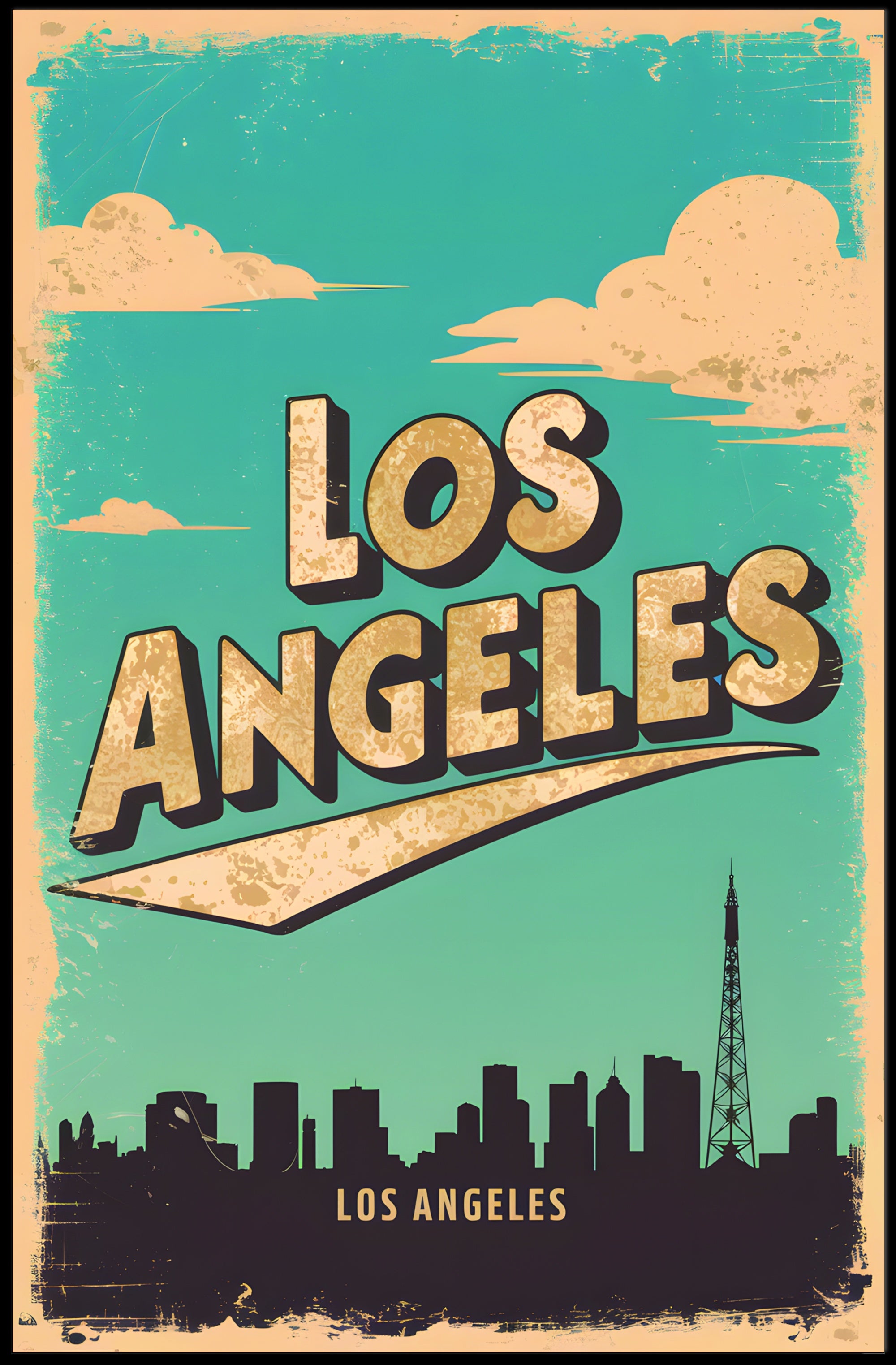 Vintage Los Angeles Poster
