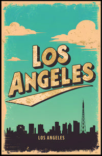 Vintage Los Angeles Poster