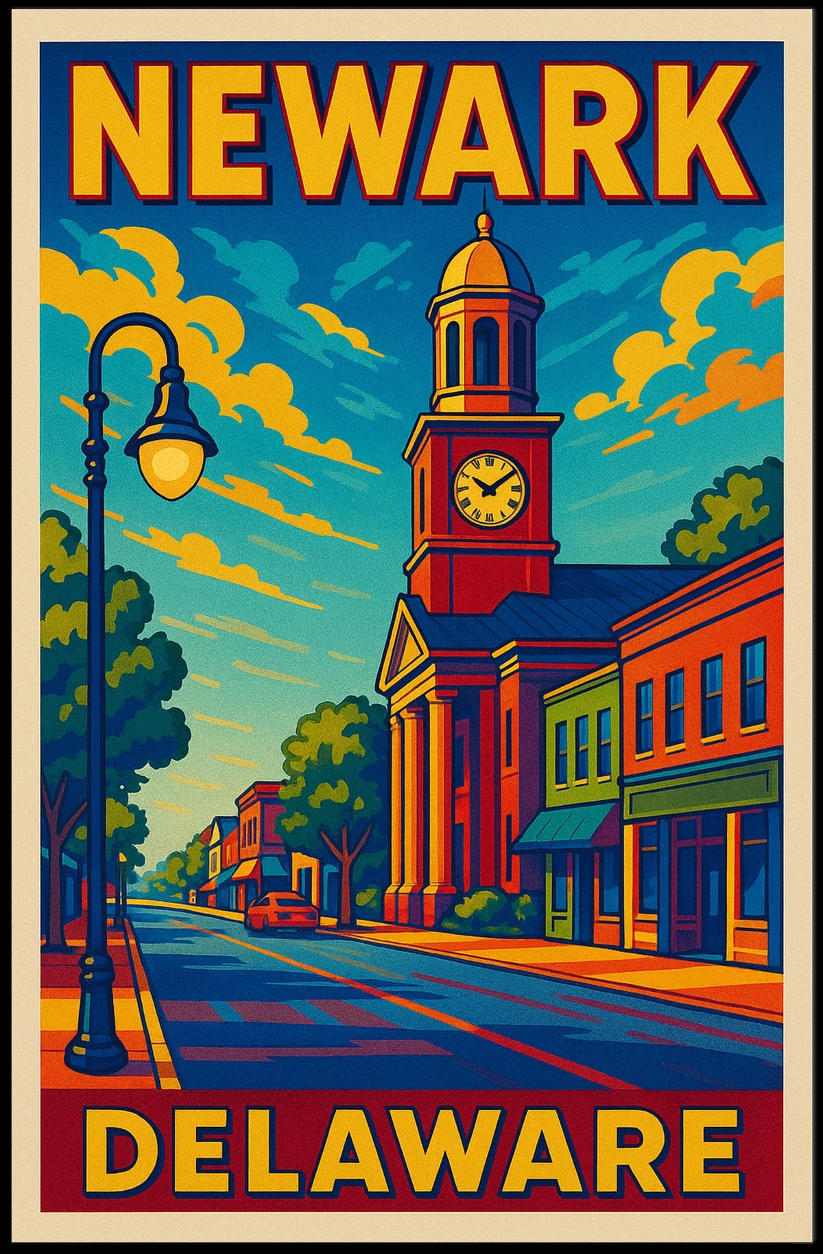 Newark, Delaware Poster
