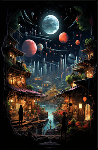 Cosmic Village Poster