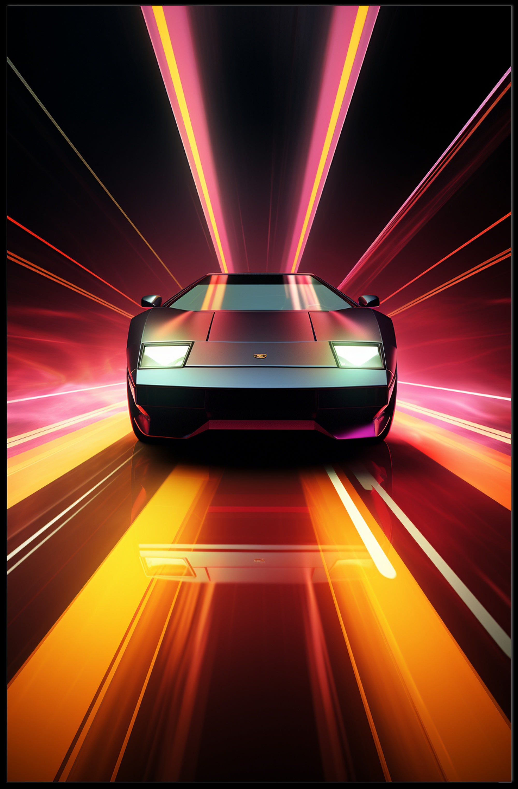 Futuristic Speed Poster PosterGoat