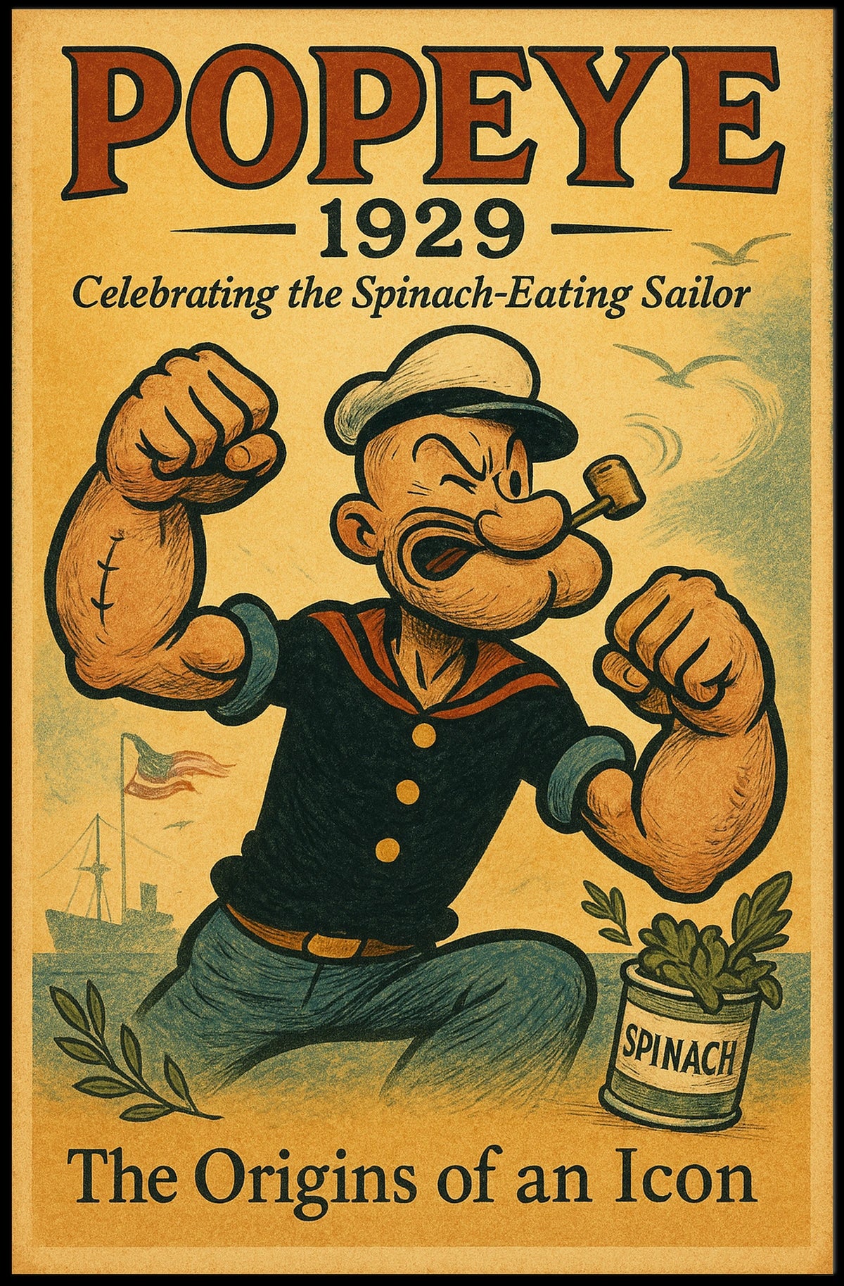 Popeye 1929 Art Poster POP-03
