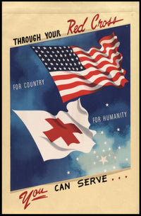 Serve Through the Red Cross Poster PosterGoat