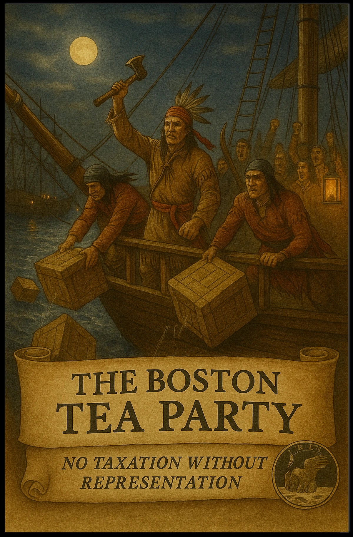The Boston Tea Party Poster