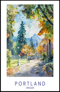 Scenic Portland Poster PosterGoat