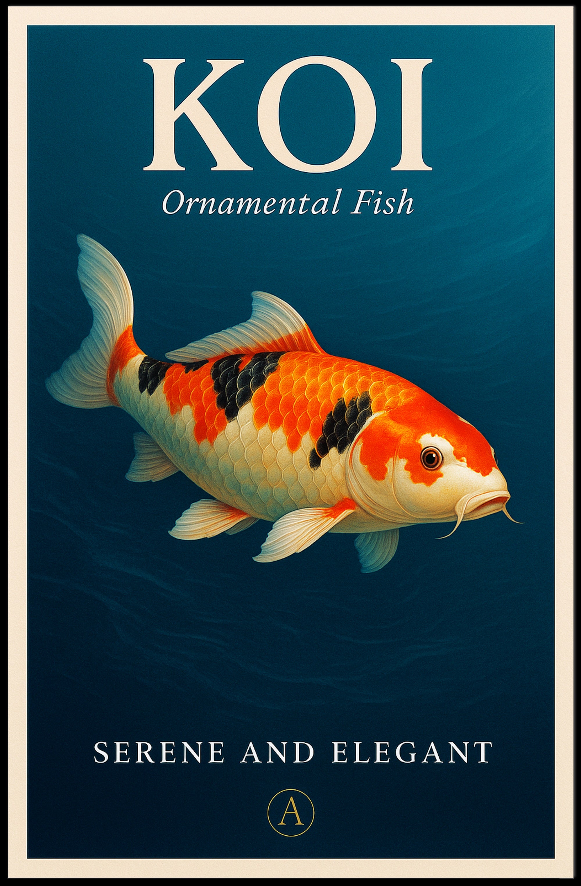 Koi Ornamental Fish Poster PosterGoat