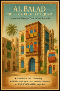 Al Balad The Colorful Old City of Jeddah Poster