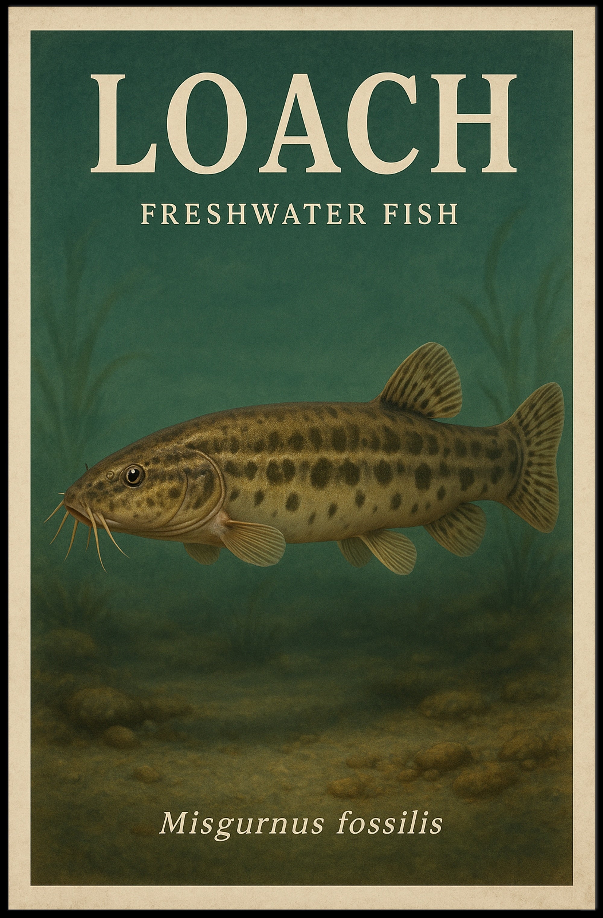Loach Freshwater Fish Poster PosterGoat