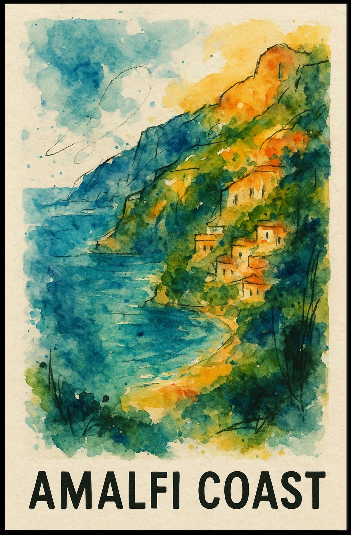 Amalfi Coast Poster
