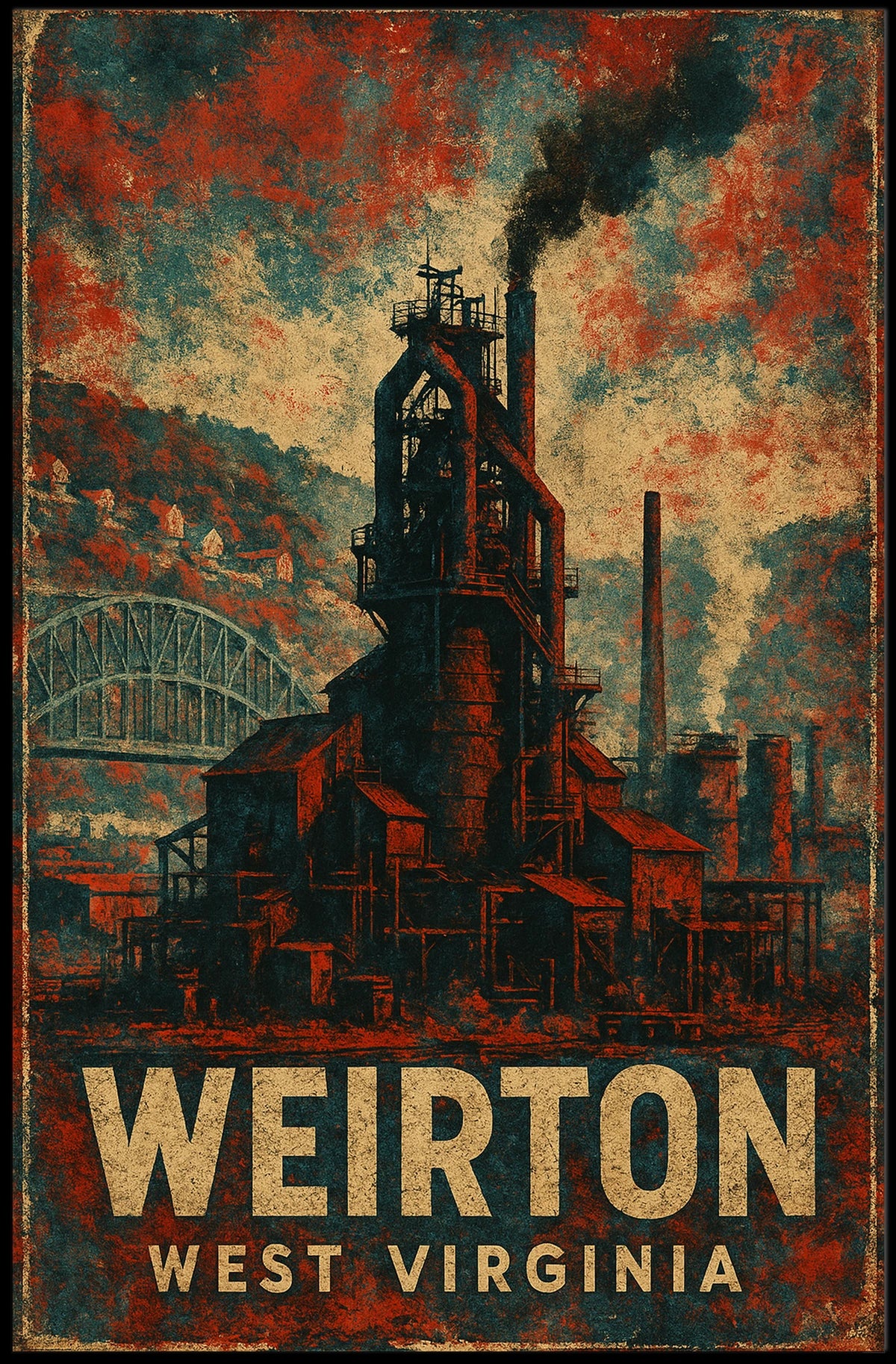 Weirton, West Virginia Poster