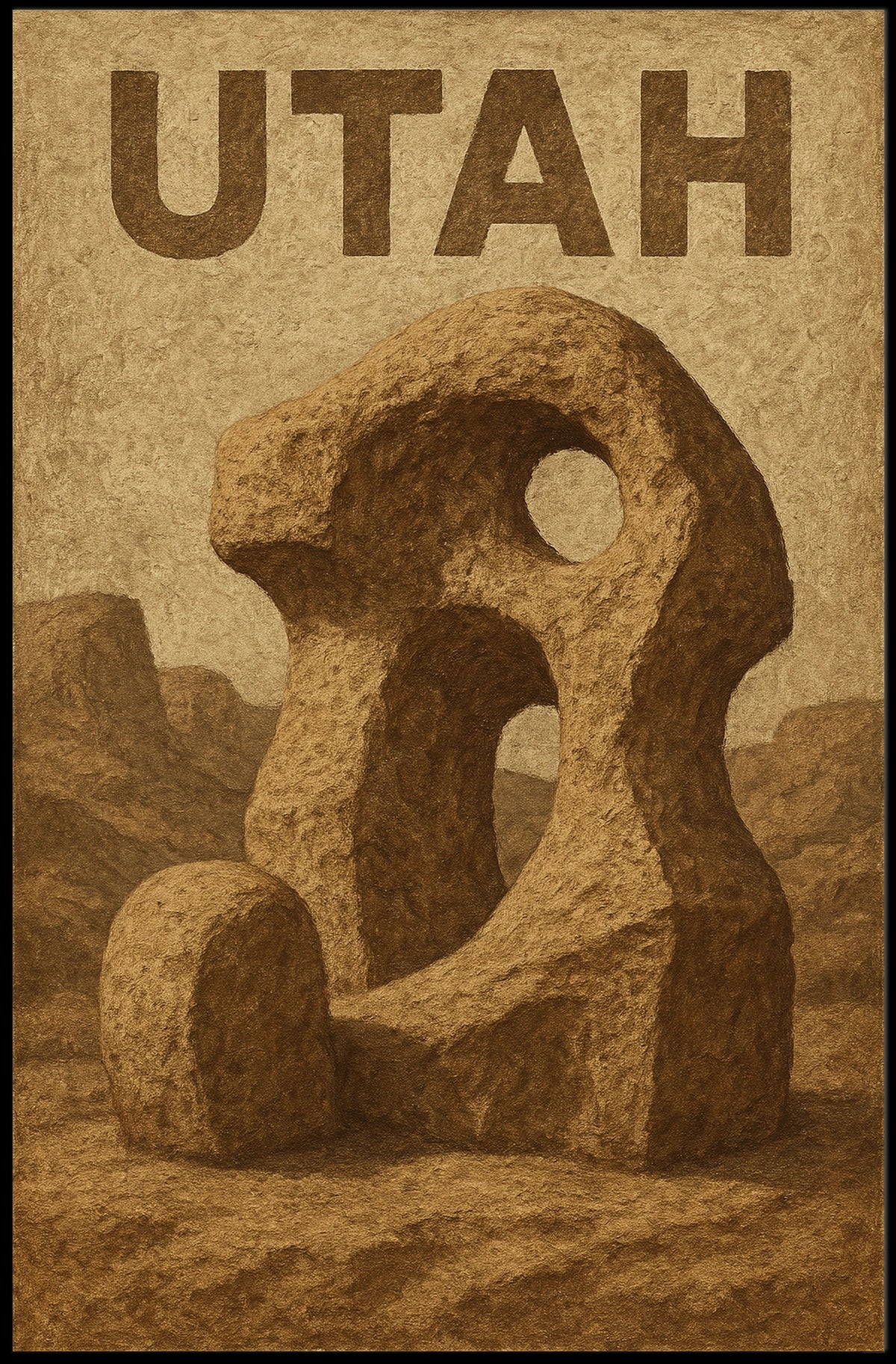 Utahs Natural Wonders Poster