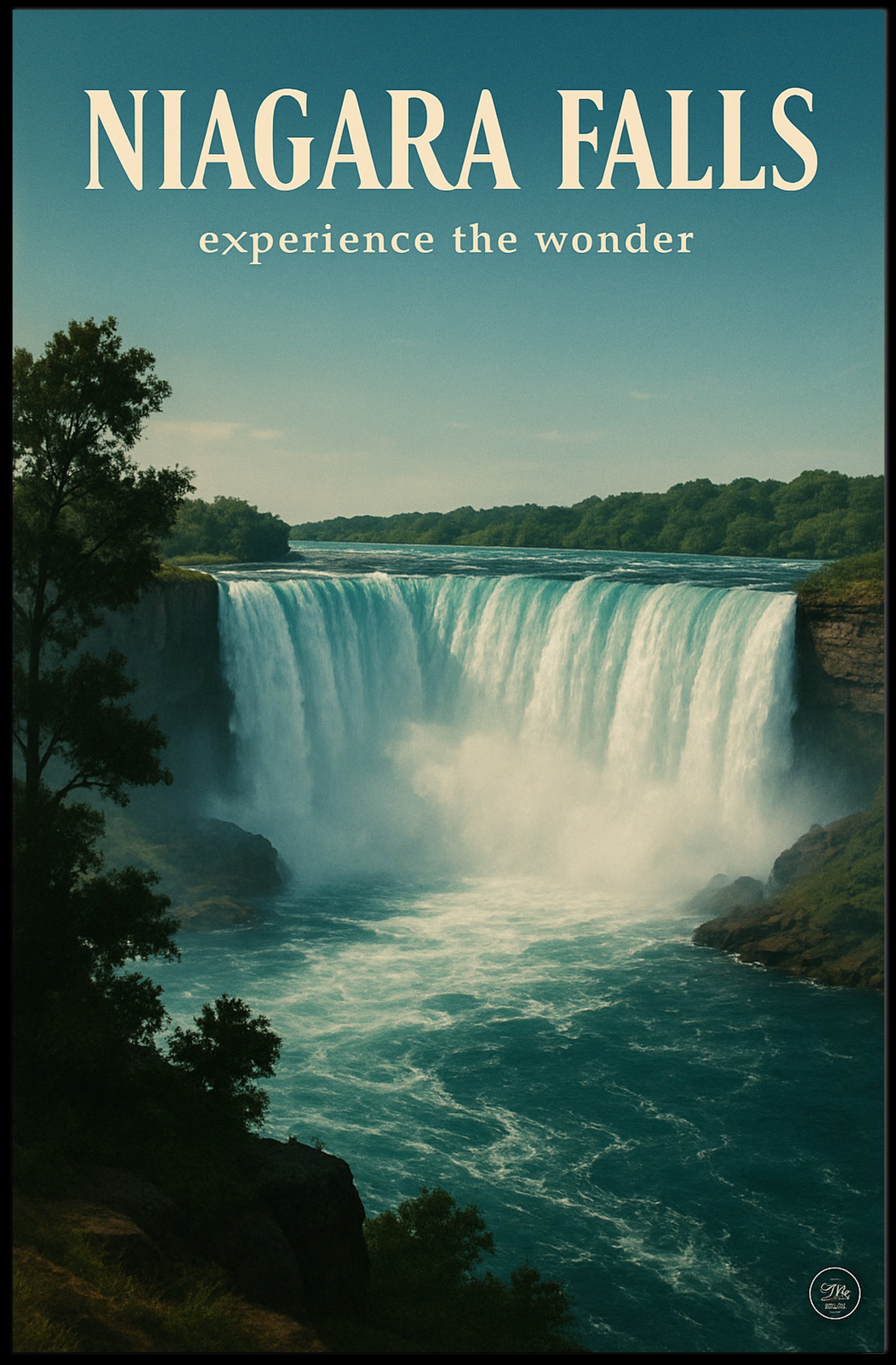 Niagara Falls Experience The Wonder Poster