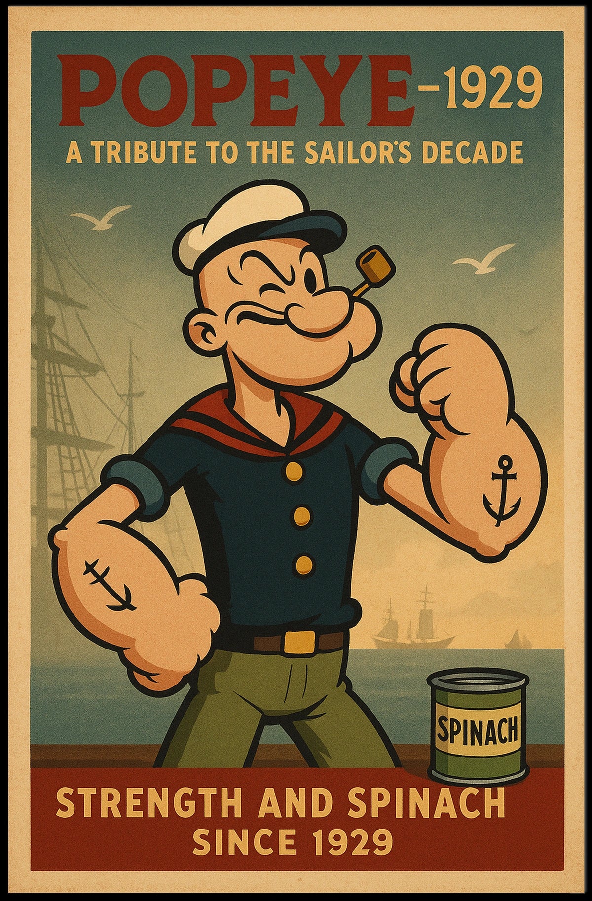 Popeye 1929 Art Poster POP-108
