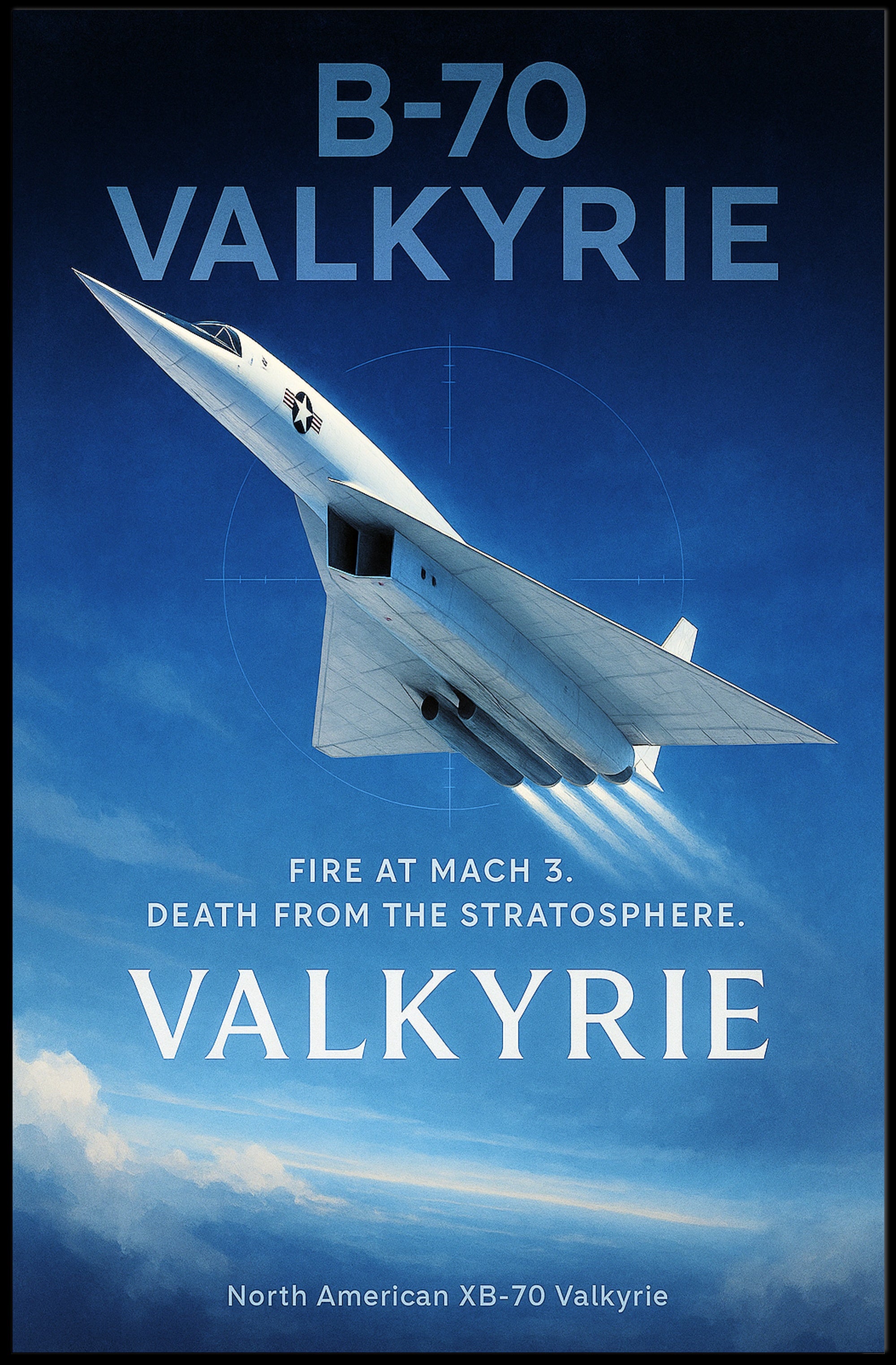 B-70 Valkyrie Poster PosterGoat