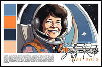 Sally Ride: A Legacy in Space and STEM Poster