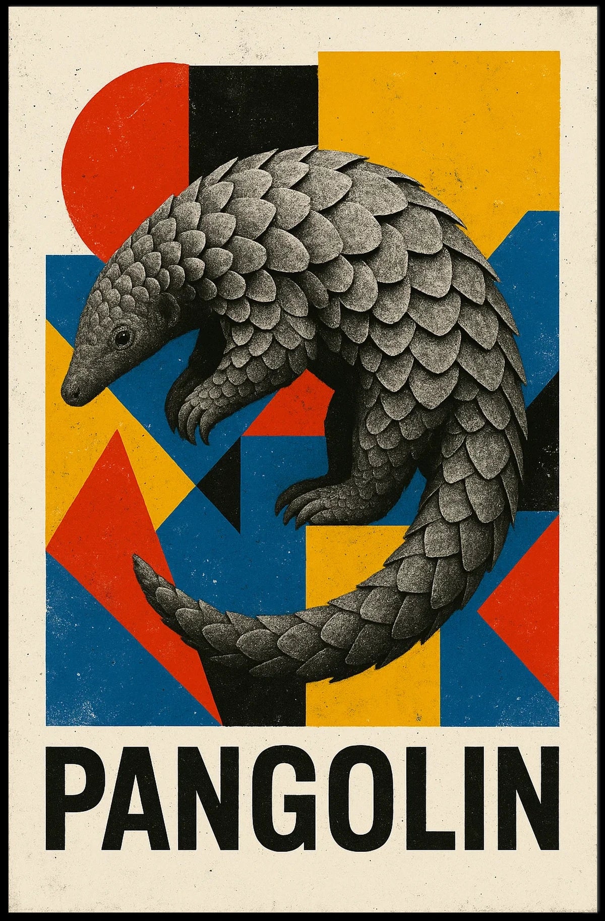 Pangolin Art Poster
