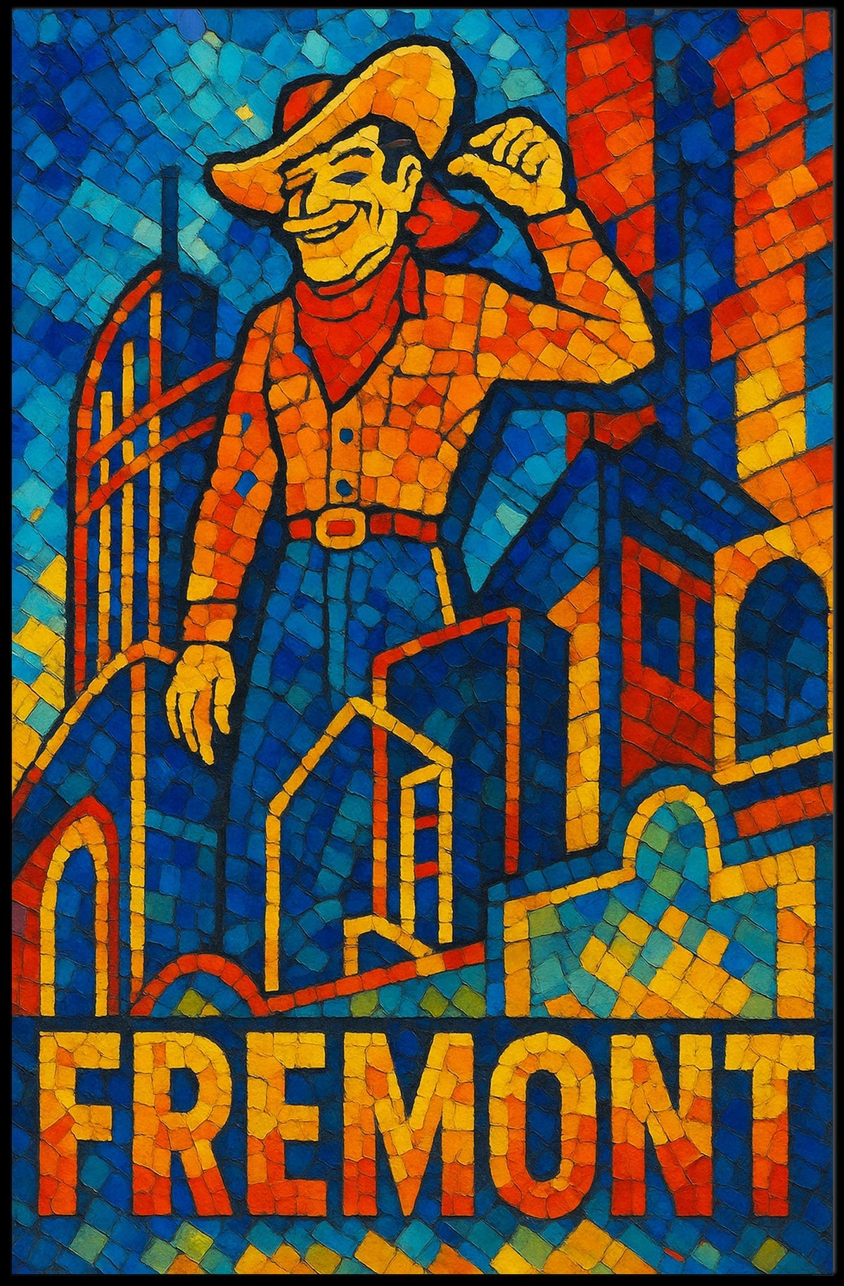 Fremont Mosaic Poster
