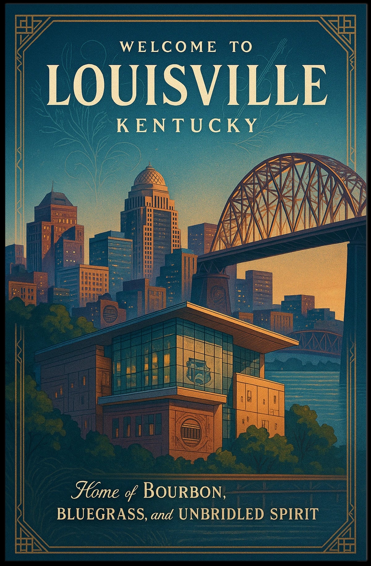 Welcome to Louisville, Kentucky Poster