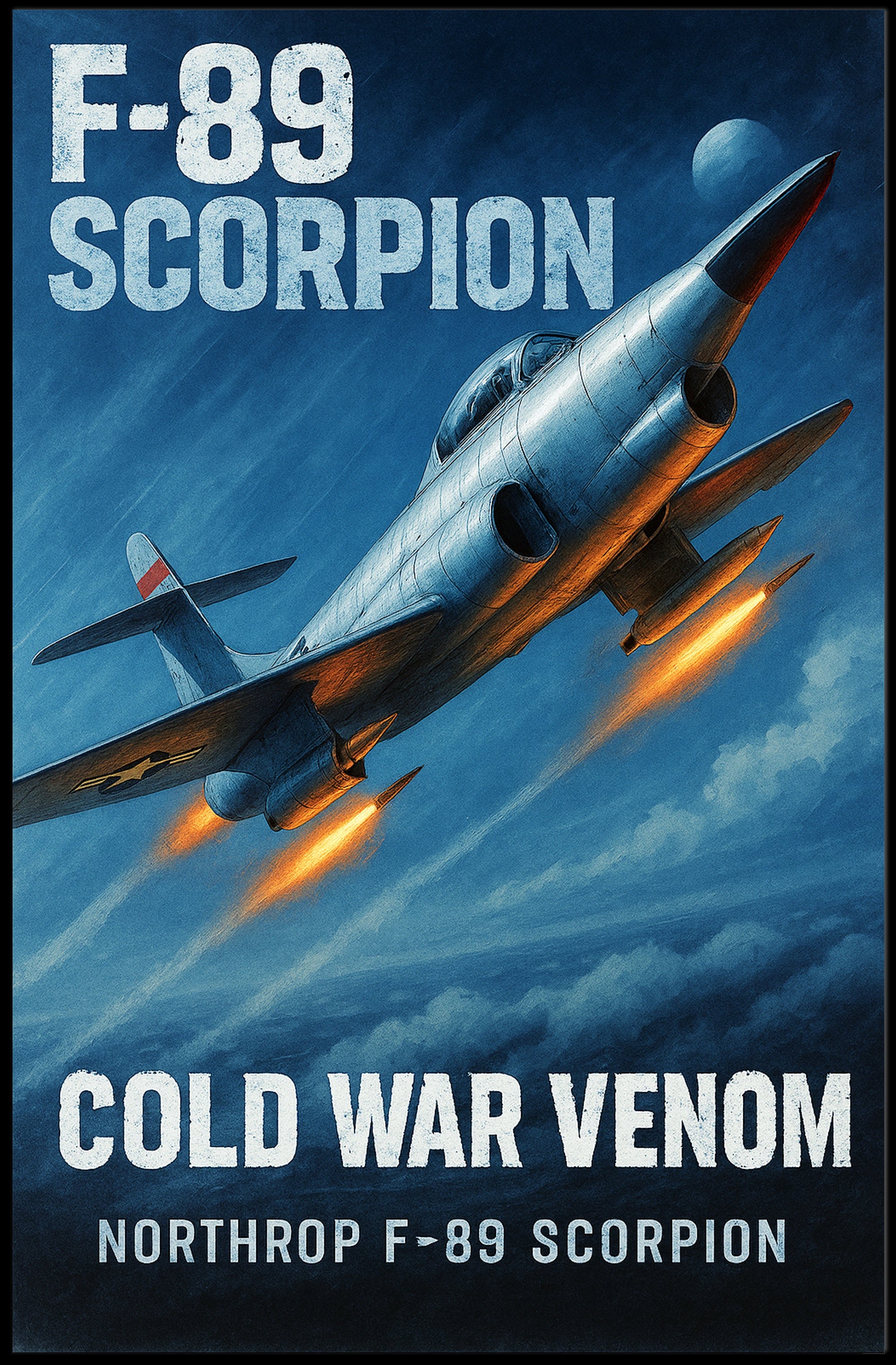Cold War Venom F-89 Scorpion Poster PosterGoat
