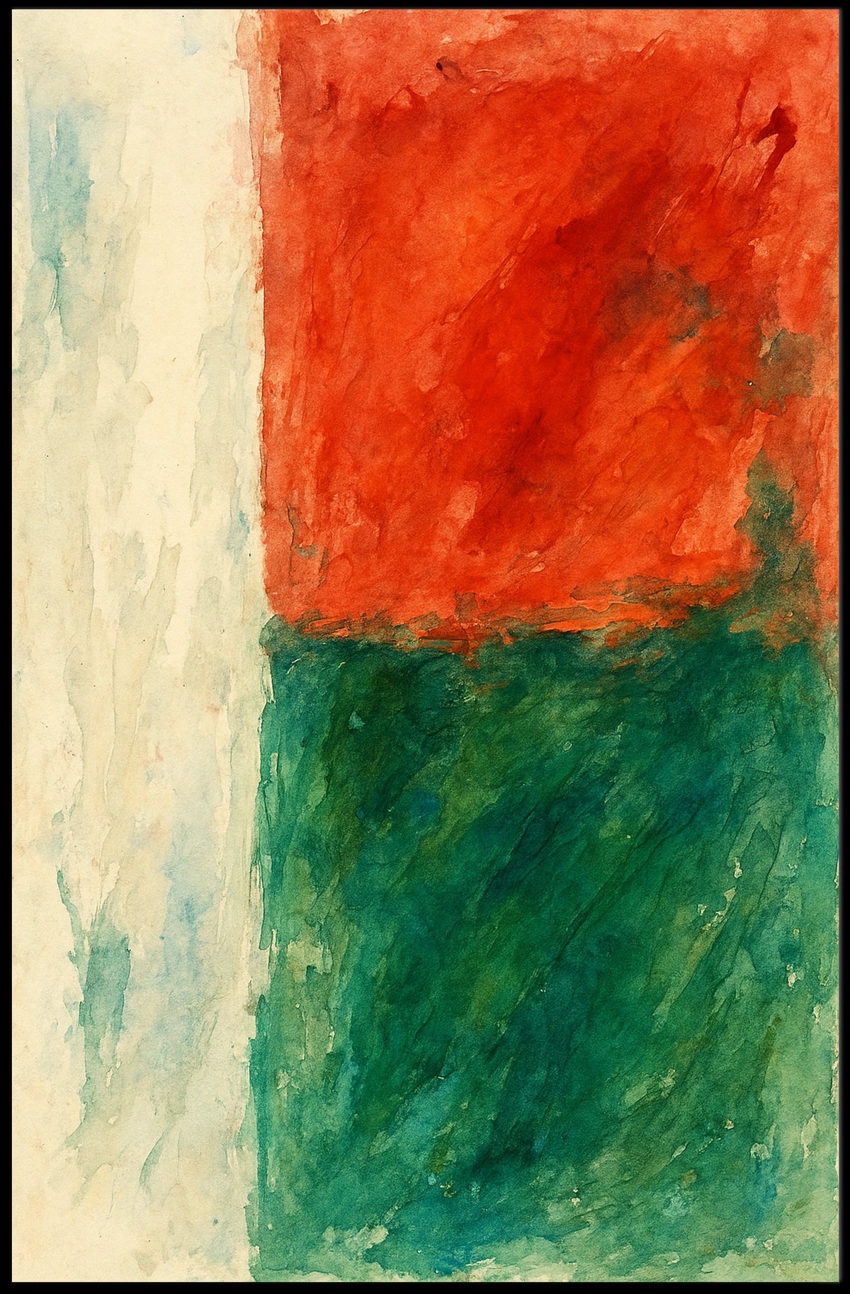 Abstract Color Composition Abstract Poster