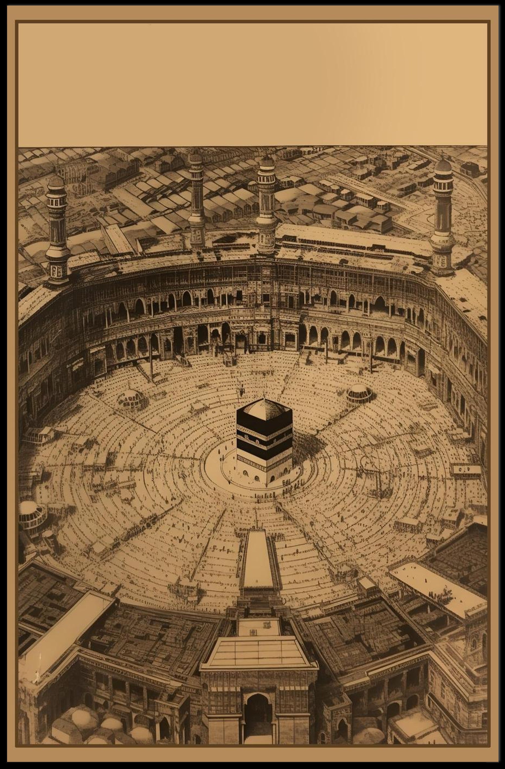 The Grandeur of the Kaaba Poster