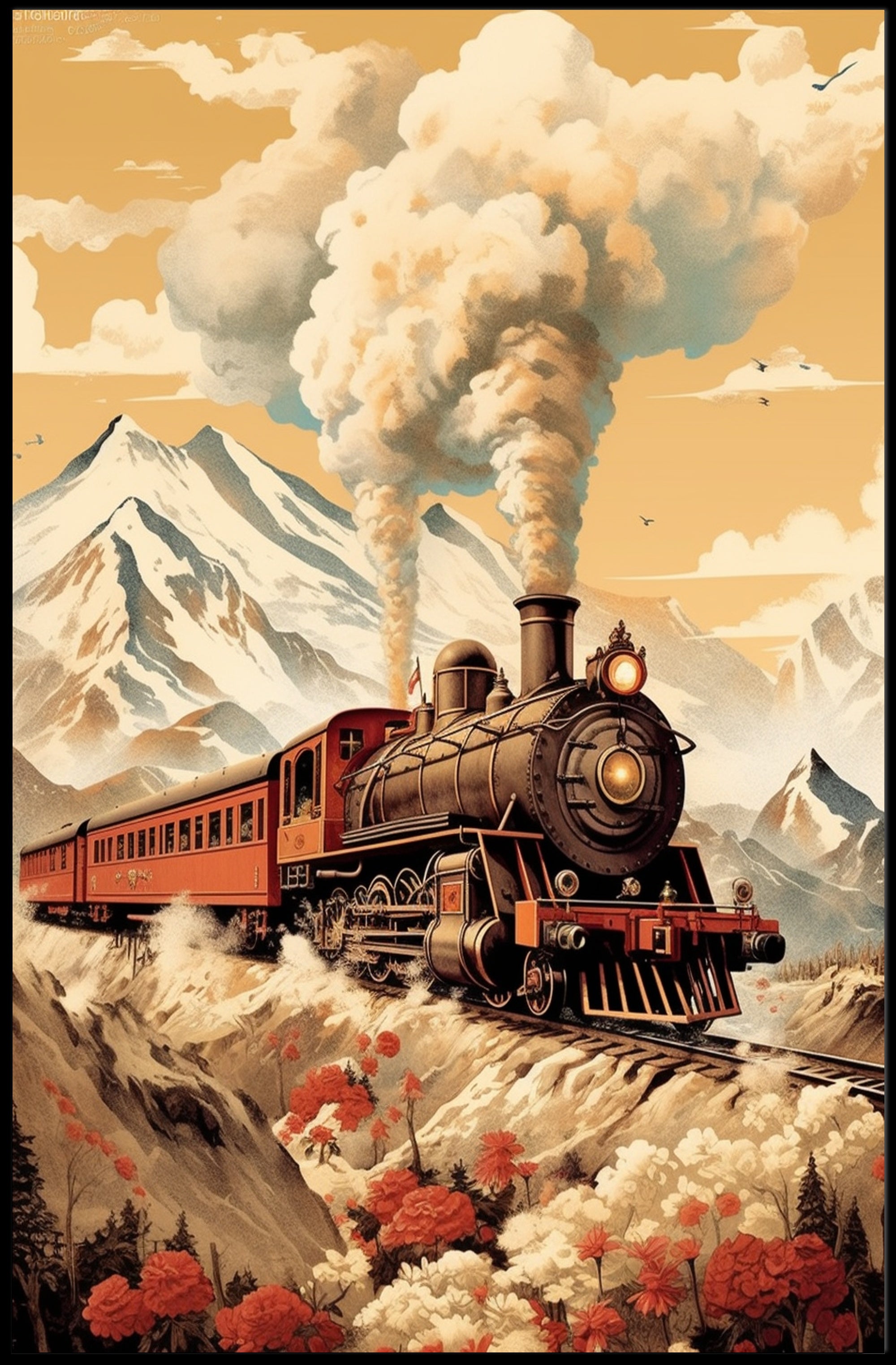 Journey Through the Mountains Poster