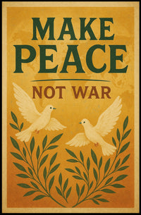 Make Peace, Not War Poster
