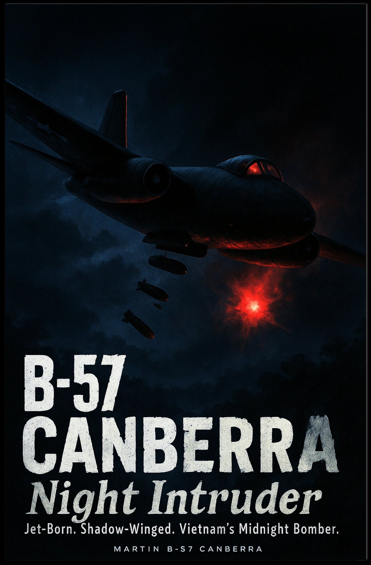 B-57 Canberra Night Intruder Poster