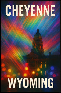 Cheyenne Wyoming Scenic Minimalist Decor Lovers Poster