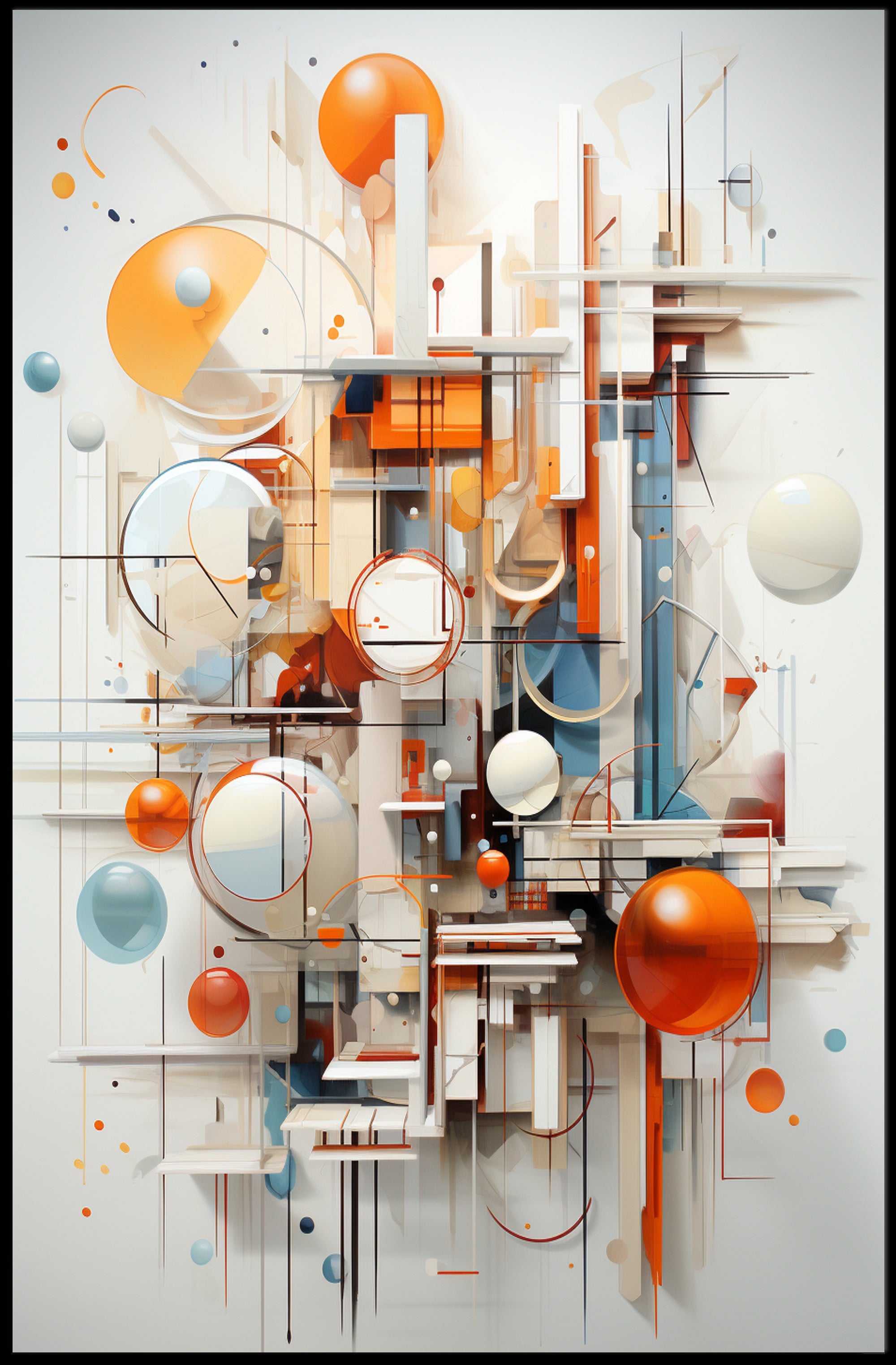 Geometric Harmony Poster PosterGoat