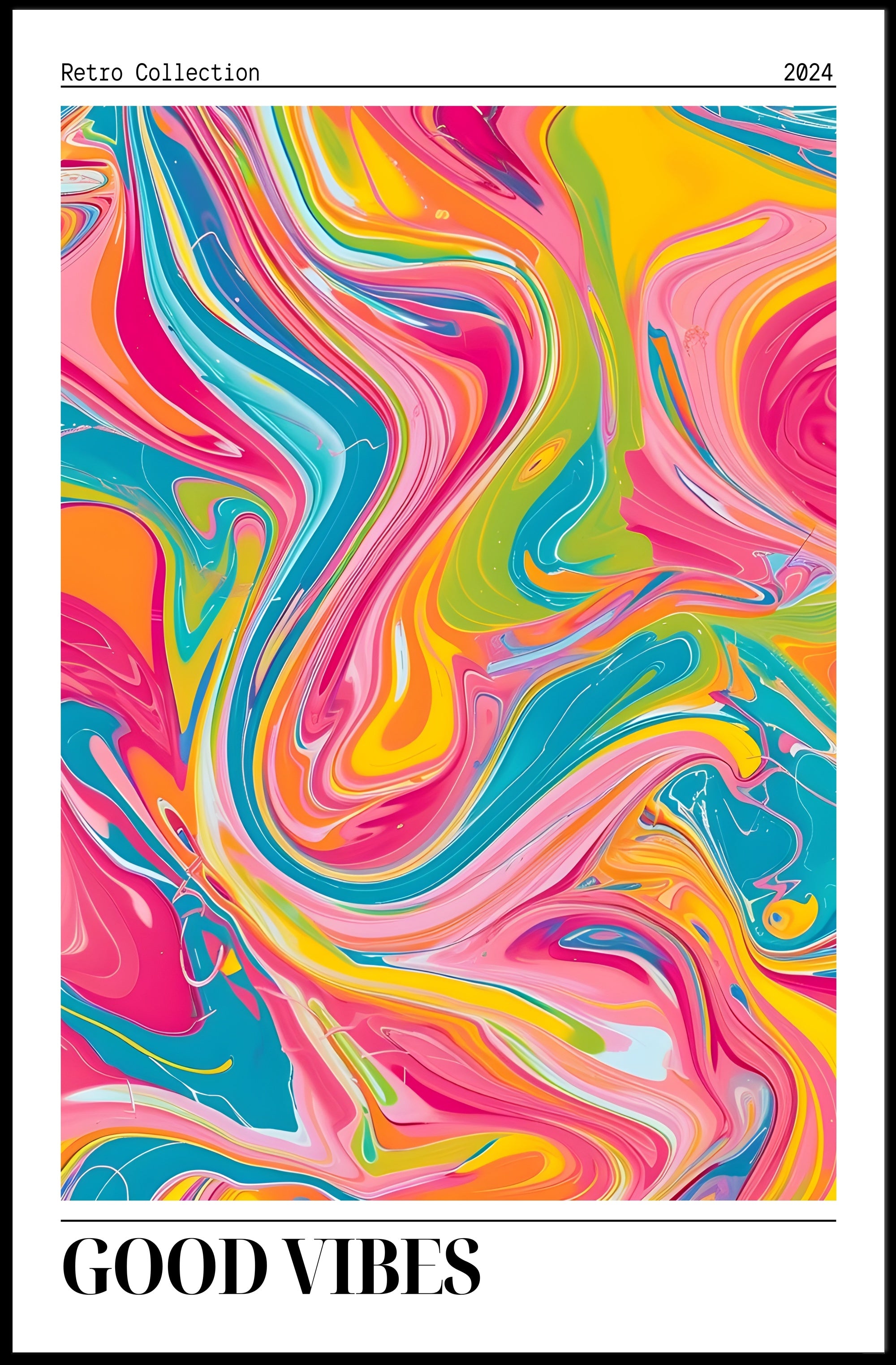 Retro Collection 2024 Abstract or Artistic Poster PosterGoat