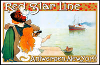Red Star Line Adventure Poster PosterGoat