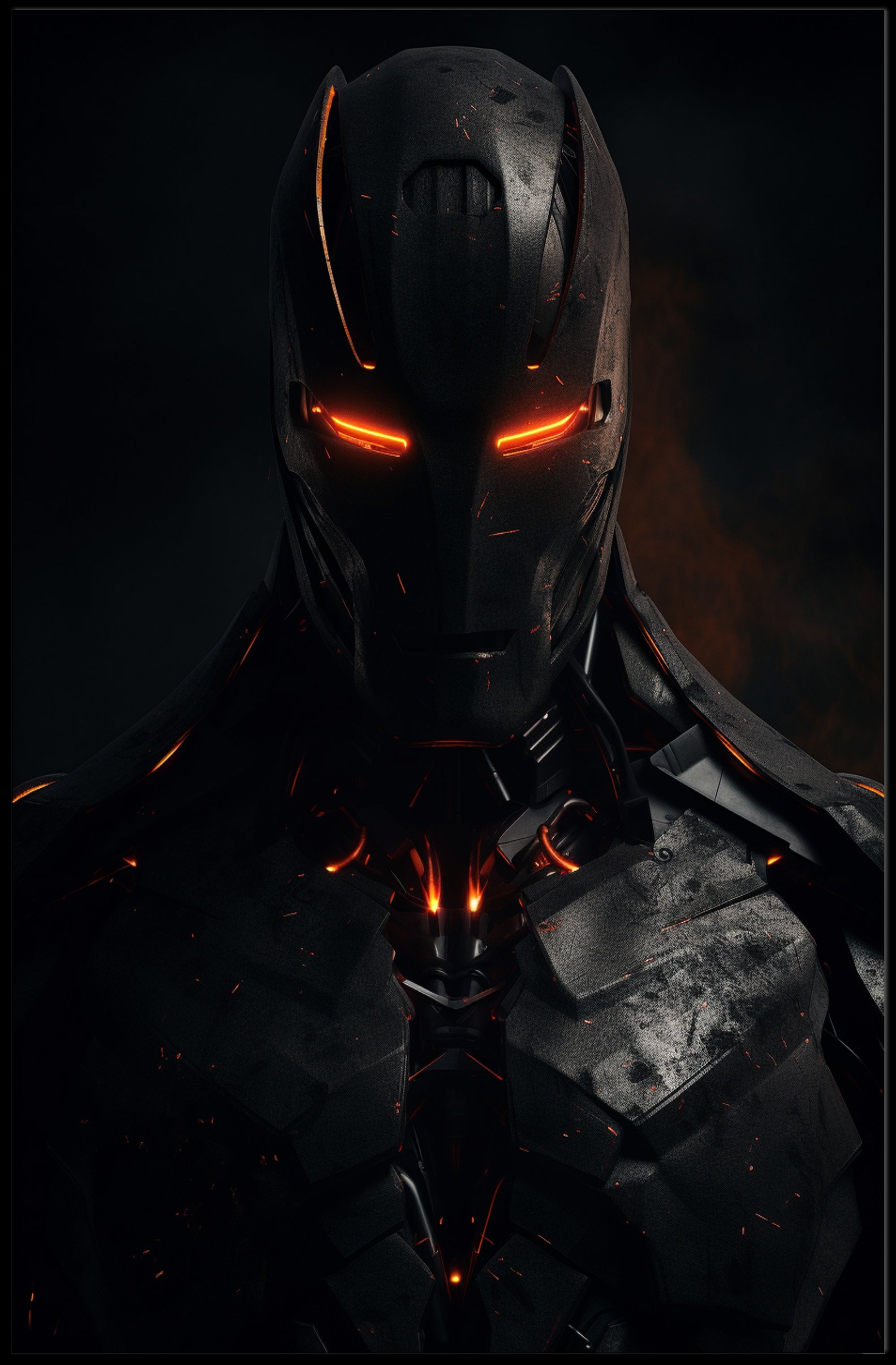 Futuristic Warrior Poster