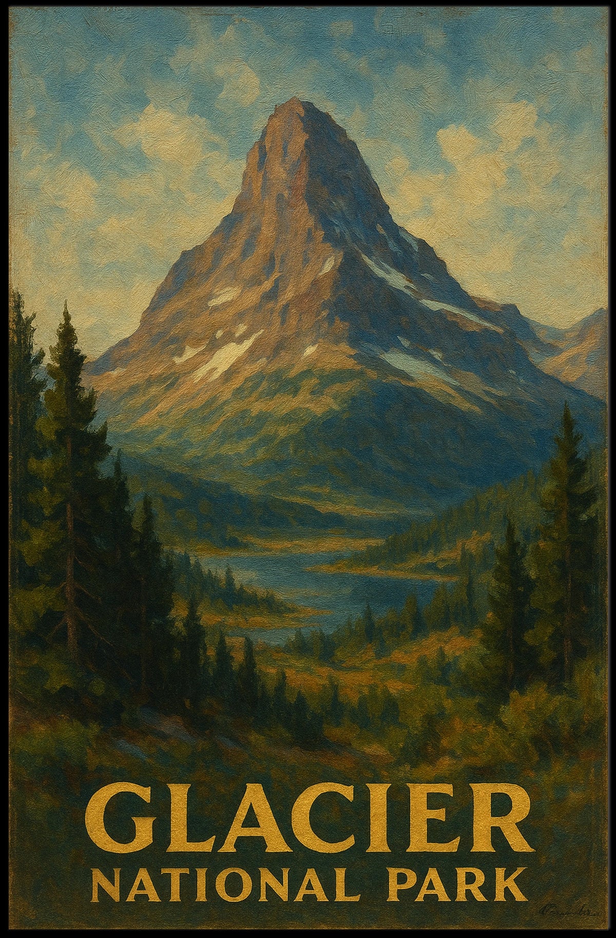 Glacier National Park Poster