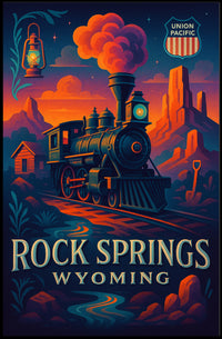 Rock Springs Wyoming Poster