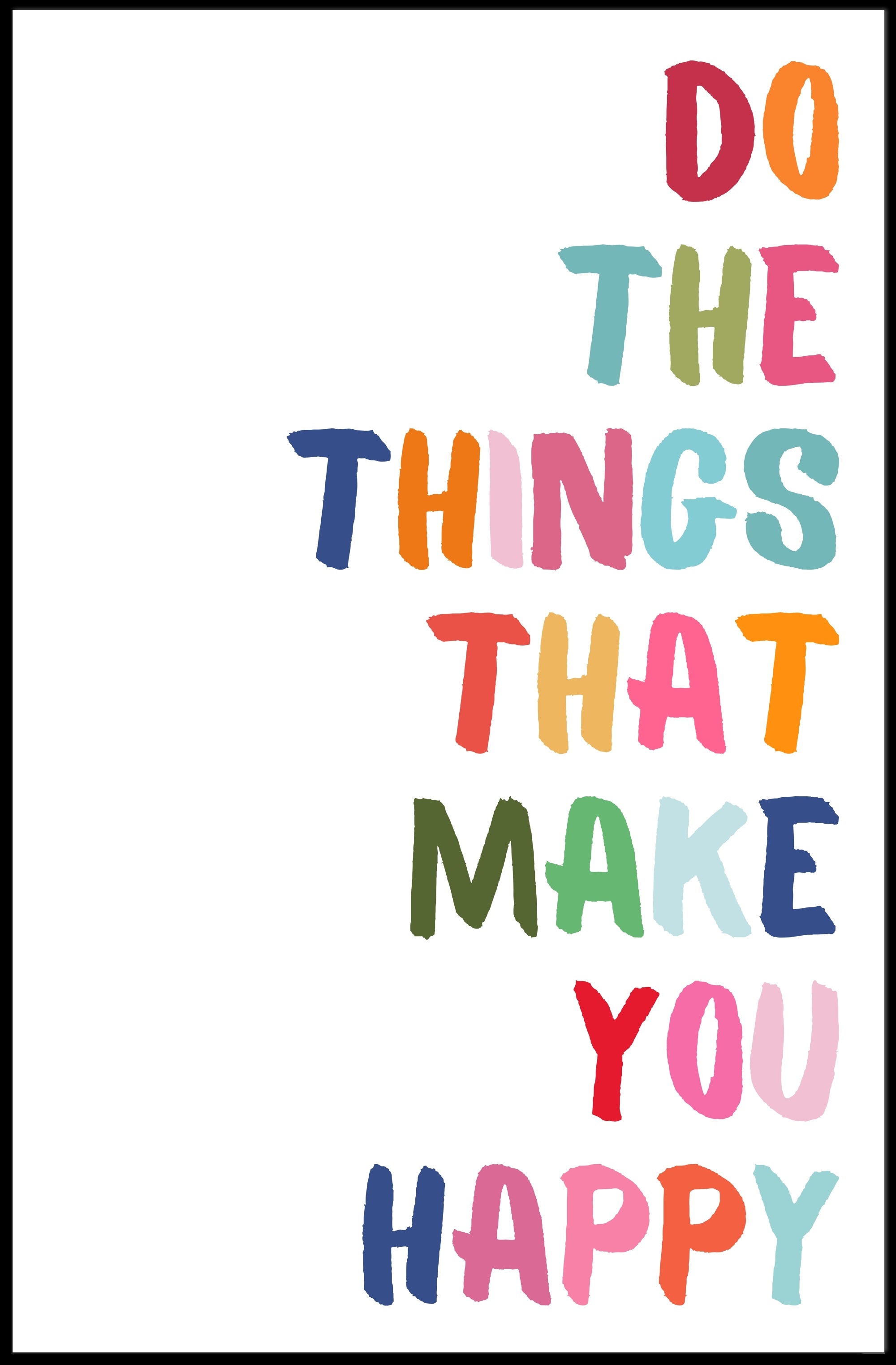 Motivational Poster: Uplifting Hand-Lettered Typography Art PosterGoat