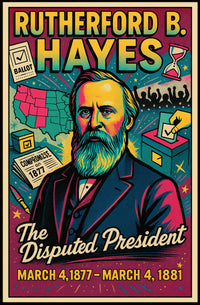 Rutherford B. Hayes The Disputed President Poster PosterGoat