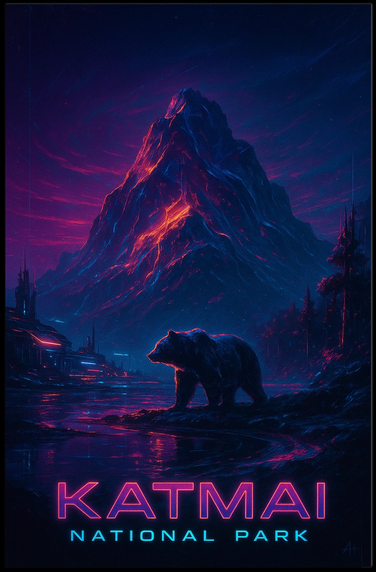 Katmai National Park Poster