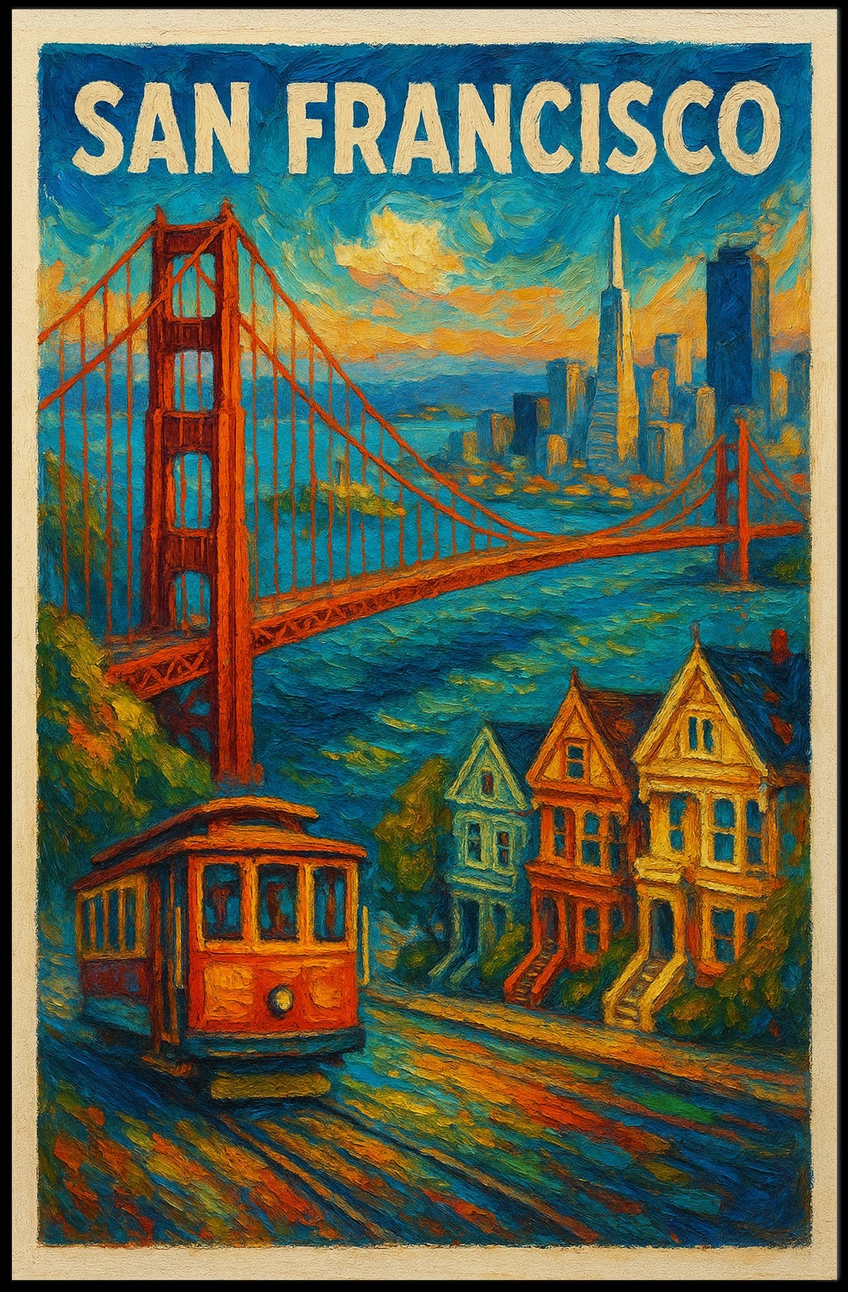 Vibrant San Francisco Poster