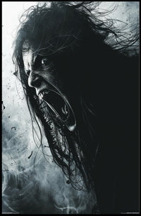 Intense Expression Art Poster for Home Decor and Wall Art PosterGoat